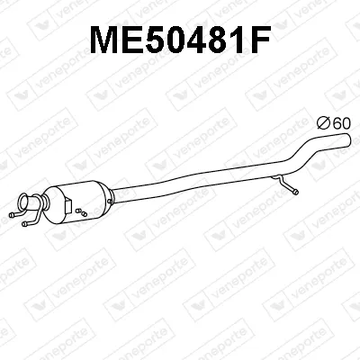 Filtre à particules / à suie, échappement Mercedes-Benz B-CLASS Sports Tourer · Mercedes-Benz A-CLASS