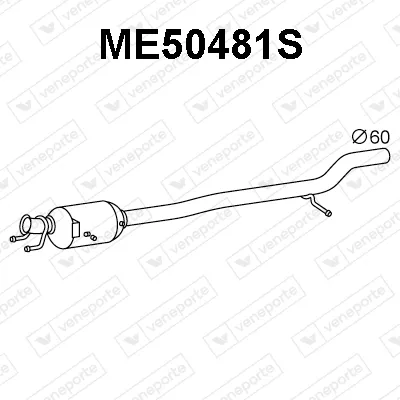 Filtre à particules / à suie, échappement Mercedes-Benz B-CLASS Sports Tourer · Mercedes-Benz A-CLASS