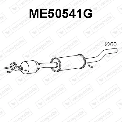 Filtre à particules / à suie, échappement Mercedes-Benz B-CLASS Sports Tourer · Mercedes-Benz CLA Coupe · Mercedes-Benz GLA-CLASS
