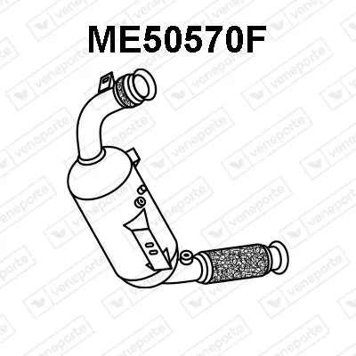 Filtre à particules / à suie, échappement Mercedes-Benz SPRINTER 3-t Van · Mercedes-Benz SPRINTER 3-t Platform/Chassis · Mercedes-Benz SPRINTER 3,5-t Bus