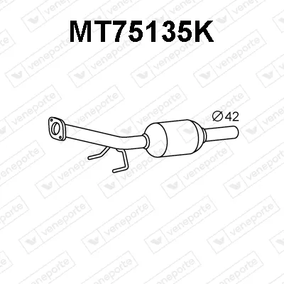 Catalyseur Mitsubishi COLT VI · Smart FORFOUR