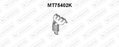 Catalyseur en coude Mitsubishi COLT V