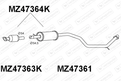 Catalyseur Mazda 5