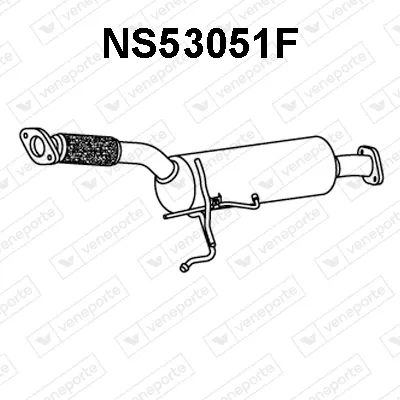 Filtre à particules / à suie, échappement Nissan QASHQAI I