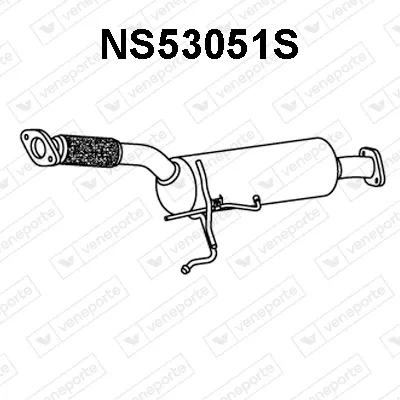 Filtre à particules / à suie, échappement Nissan QASHQAI I