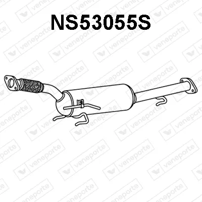 Filtre à particules / à suie, échappement Nissan JUKE