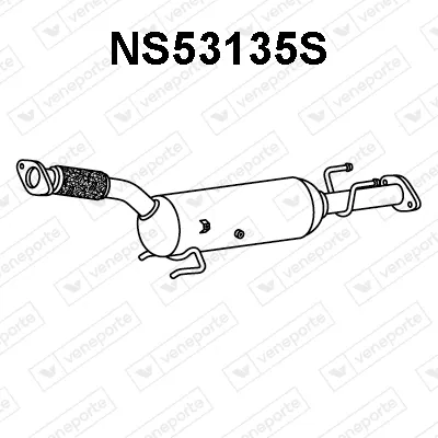Filtre à particules / à suie, échappement Nissan NV200 Van · Nissan NV200 / EVALIA Bus