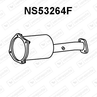 Filtre à particules / à suie, échappement Nissan QASHQAI I