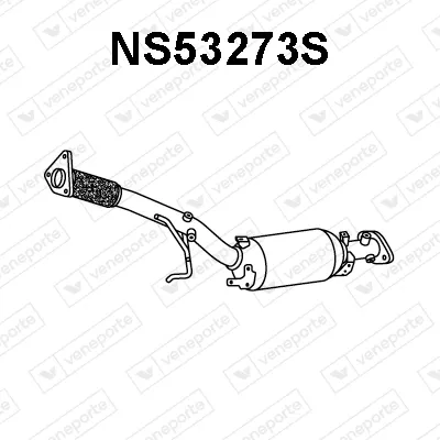 Filtre à particules / à suie, échappement Nissan X-TRAIL II