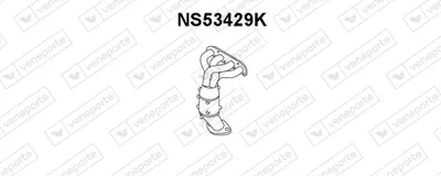 Catalyseur en coude Nissan X-TRAIL I