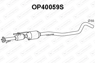 Filtre à particules / à suie, échappement Opel ZAFIRA / ZAFIRA FAMILY B · Opel ZAFIRA B Box Body/MPV · Vauxhall ZAFIRA Mk II