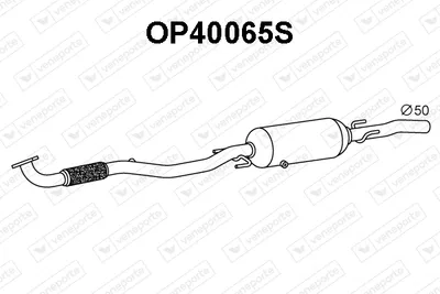 Filtre à particules / à suie, échappement Opel CORSA D · Vauxhall CORSA Mk III