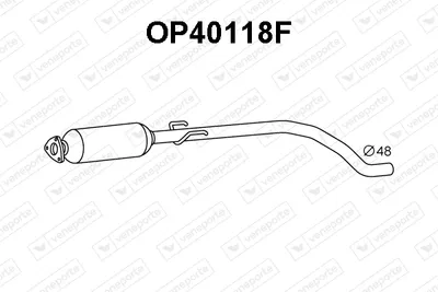 Filtre à particules / à suie, échappement Opel CORSA D · Opel CORSA D Hatchback Van · Vauxhall CORSA Mk III