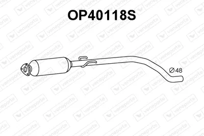 Filtre à particules / à suie, échappement Opel CORSA D · Opel CORSA D Hatchback Van · Vauxhall CORSA Mk III
