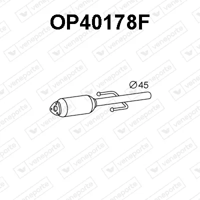 Filtre à particules / à suie, échappement Opel COMBO Box Body/MPV · Opel COMBO Tour · Vauxhall COMBO Mk II Box Body/MPV