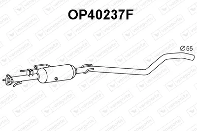 Filtre à particules / à suie, échappement Opel ASTRA H Estate · Opel ASTRA H Estate Van · Vauxhall ASTRA Mk V Estate