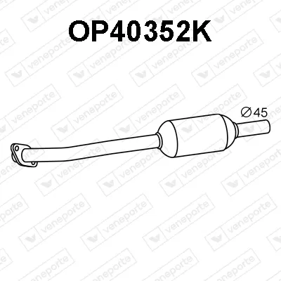 Catalyseur Opel CORSA B · Opel TIGRA · Opel CORSA B Estate