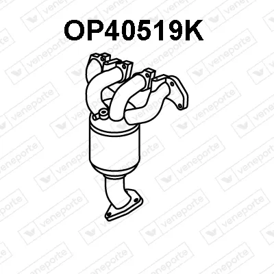 Catalyseur en coude Opel ASTRA G Hatchback · Opel ASTRA G Estate · Opel ASTRA G Saloon