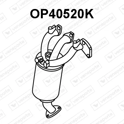 Catalyseur en coude Opel AGILA · Opel CORSA C · Opel CORSA D