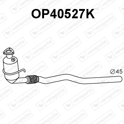 Catalyseur Opel CORSA B · Vauxhall CORSA Mk I