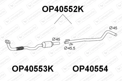 Catalyseur Opel CORSA C