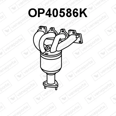 Catalyseur en coude Opel VECTRA C · Opel VECTRA C GTS