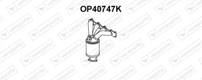 Catalyseur en coude Opel VECTRA C · Opel VECTRA C GTS