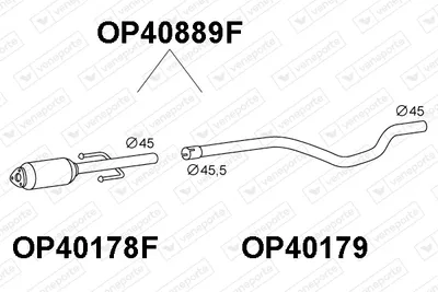 Filtre à particules / à suie, échappement Opel COMBO Box Body/MPV · Opel COMBO Tour · Vauxhall COMBO Mk II Box Body/MPV