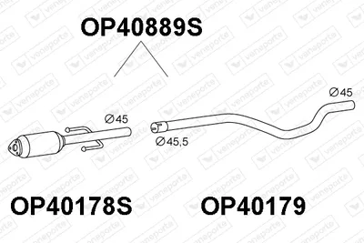 Filtre à particules / à suie, échappement Opel COMBO Box Body/MPV · Opel COMBO Tour · Vauxhall COMBO Mk II Box Body/MPV