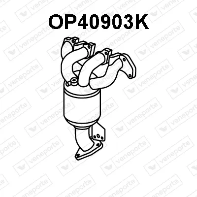 Catalyseur Opel CORSA D · Opel ASTRA J · Opel MERIVA B MPV