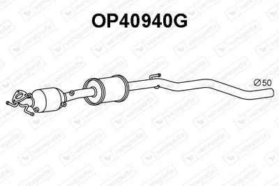 Filtre à particules / à suie, échappement Opel ASTRA K Sports Tourer · Vauxhall ASTRA Mk VII Estate