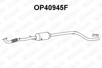 Filtre à particules / à suie, échappement Opel MERIVA B MPV · Opel MERIVA B VAN · Vauxhall MERIVA Mk II