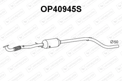 Filtre à particules / à suie, échappement Opel MERIVA B MPV · Opel MERIVA B VAN · Vauxhall MERIVA Mk II