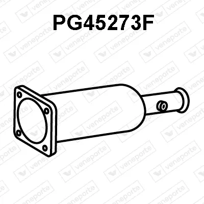 Filtre à particules / à suie, échappement Peugeot 607