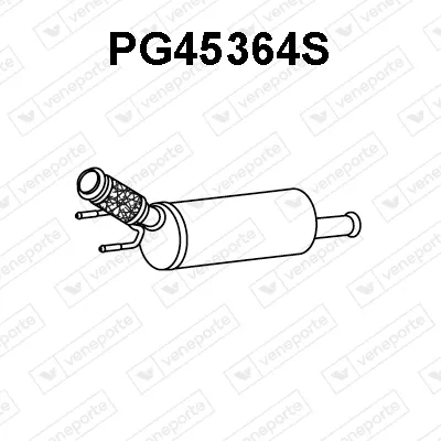 Filtre à particules / à suie, échappement Peugeot 5008