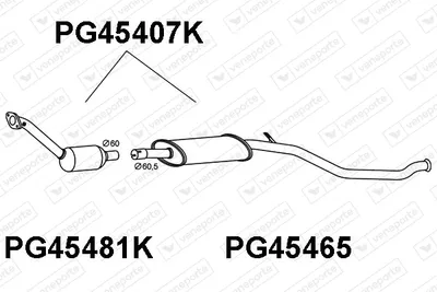 Catalyseur Peugeot 206 Hatchback