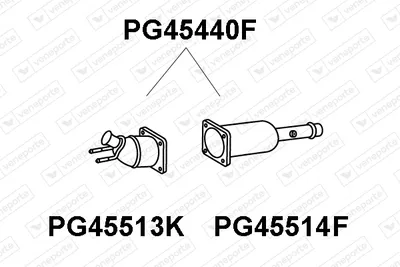 Filtre à particules / à suie, échappement Peugeot 307 · Peugeot 307 SW · Peugeot 307 Break