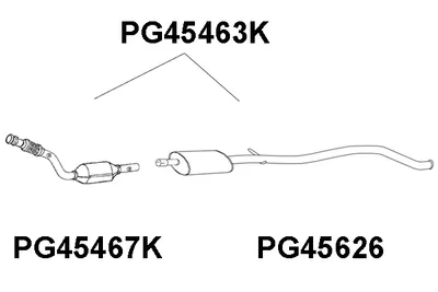 Catalyseur VENEPORTE PG45463K