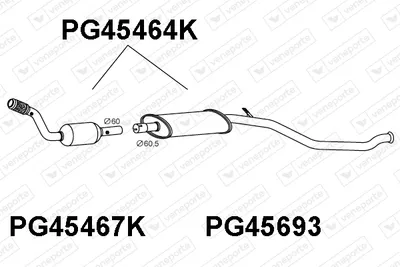 Catalyseur Peugeot 206 Hatchback · Peugeot 206 CC