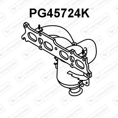 Catalyseur en coude Citroën C4 I · Citroën C5 II · Citroën C5 II Break
