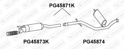 Catalyseur Peugeot 407 · Peugeot 407 SW