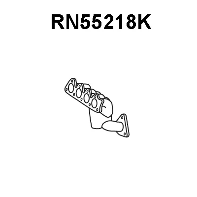 Catalyseur coudo admission VENEPORTE RN55218K