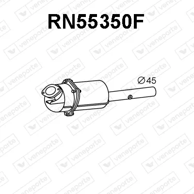 Filtre à particules / à suie, échappement Renault MODUS / GRAND MODUS · Renault CLIO III · Renault CLIO III Grandtour
