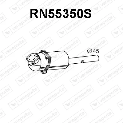 Filtre à particules / à suie, échappement Renault MODUS / GRAND MODUS · Renault CLIO III · Renault CLIO III Grandtour
