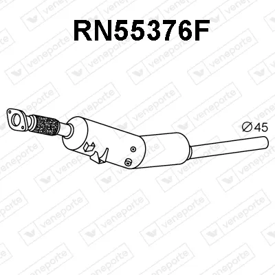 Filtre à particules / à suie, échappement Renault MODUS / GRAND MODUS · Renault CLIO III · Renault CLIO III Grandtour