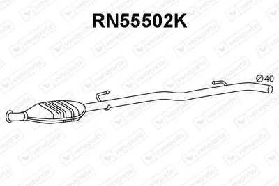 Catalyseur Renault CLIO II