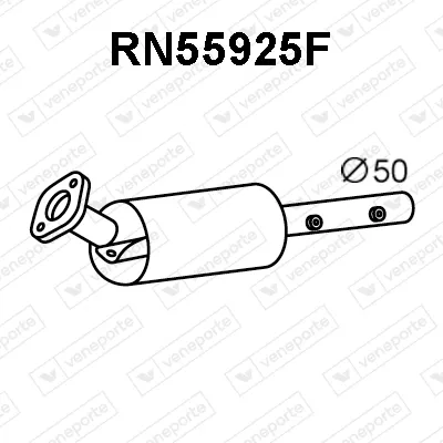 Filtre à particules / à suie, échappement Renault MEGANE II · Renault SCÉNIC II · Renault MEGANE II Coupé-Cabriolet