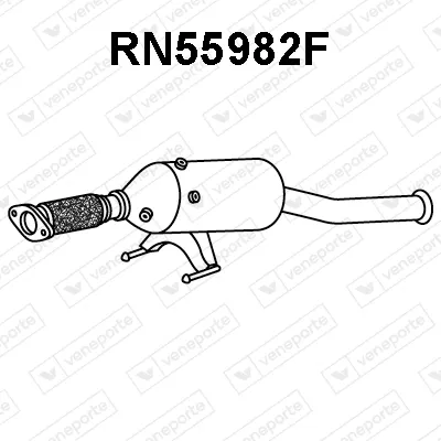 Filtre à particules / à suie, échappement Nissan NV400 Van · Nissan NV400 Bus · Nissan NV400 Platform/Chassis