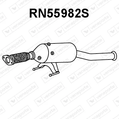 Filtre à particules / à suie, échappement Nissan NV400 Van · Nissan NV400 Bus · Nissan NV400 Platform/Chassis