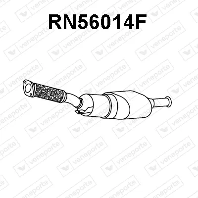 Filtre à particules / à suie, échappement Renault TWINGO II · Renault TWINGO II Hatchback Van